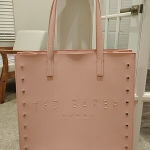 Ted Baker Light Pink Studded Tote